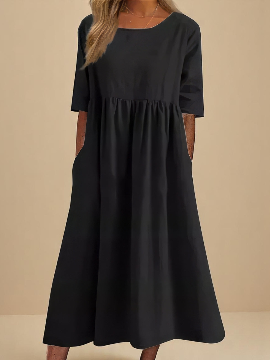 Isabelle women's round-neck casual dress image 4