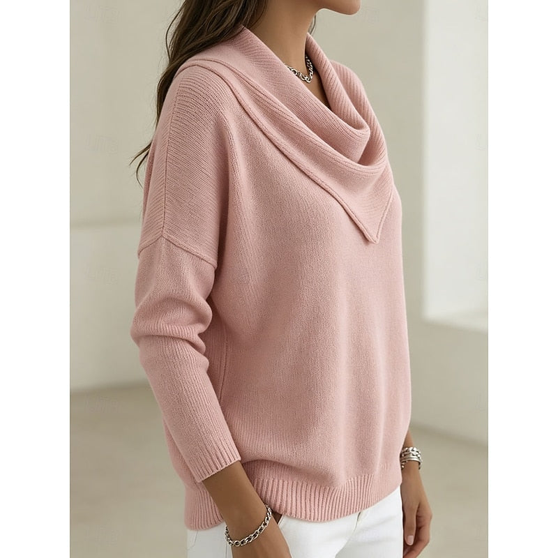 Helena Women's Elegant Cowl-Neck Sweater original view