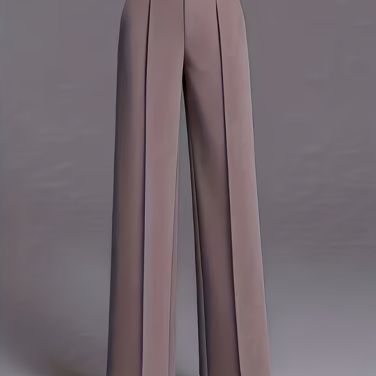 Constance wide-leg pants - Taupe