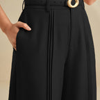 Antoinette pleated trousers - Black