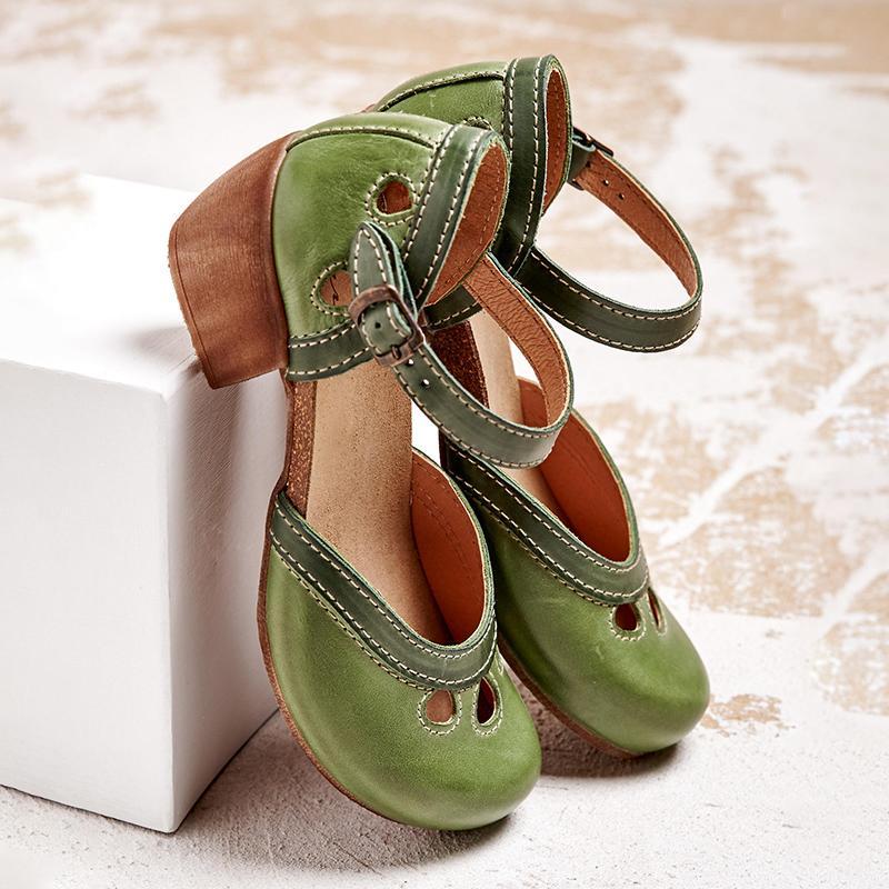 Women's Supportive Low Heel Flat Sandals
