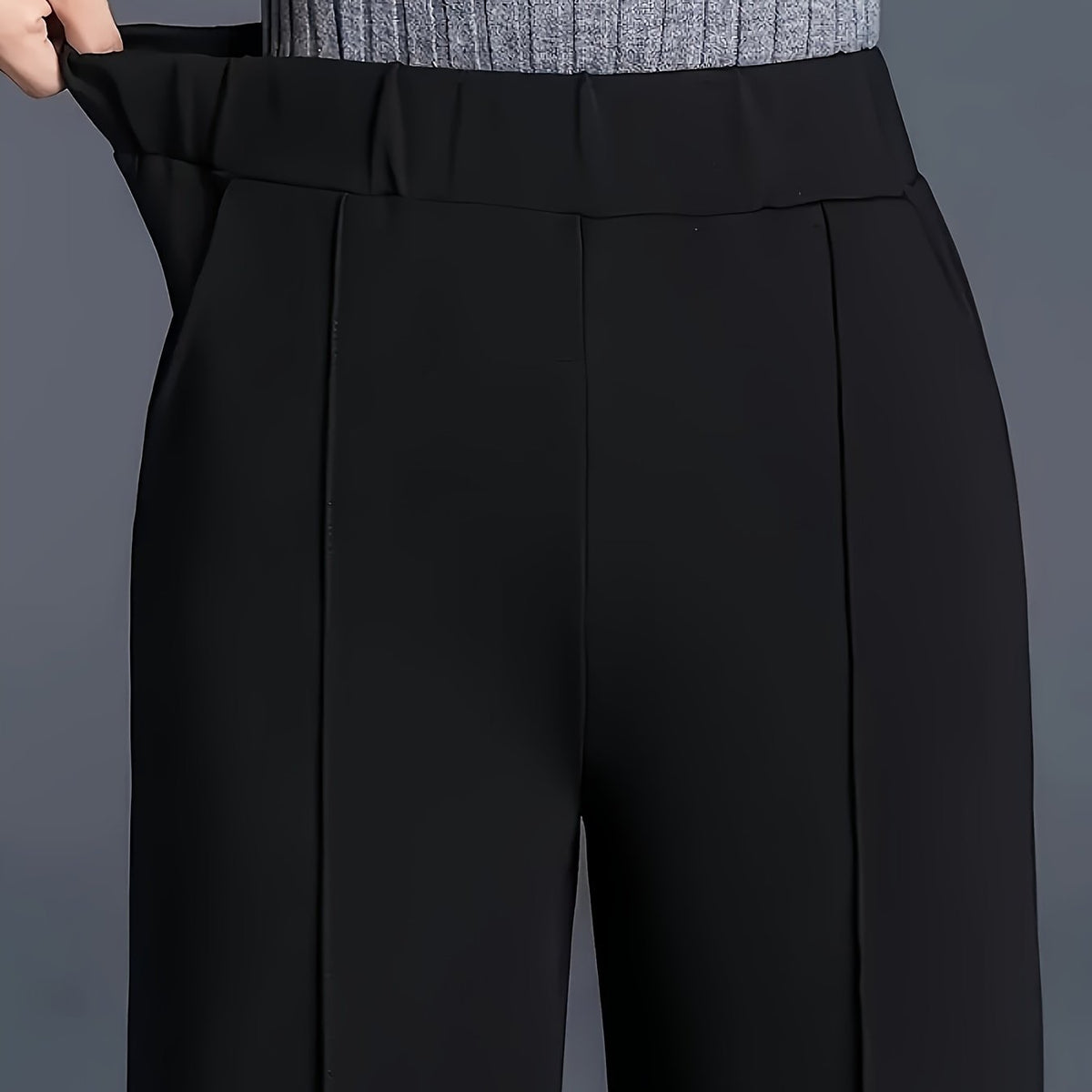 Constance wide-leg pants - Black