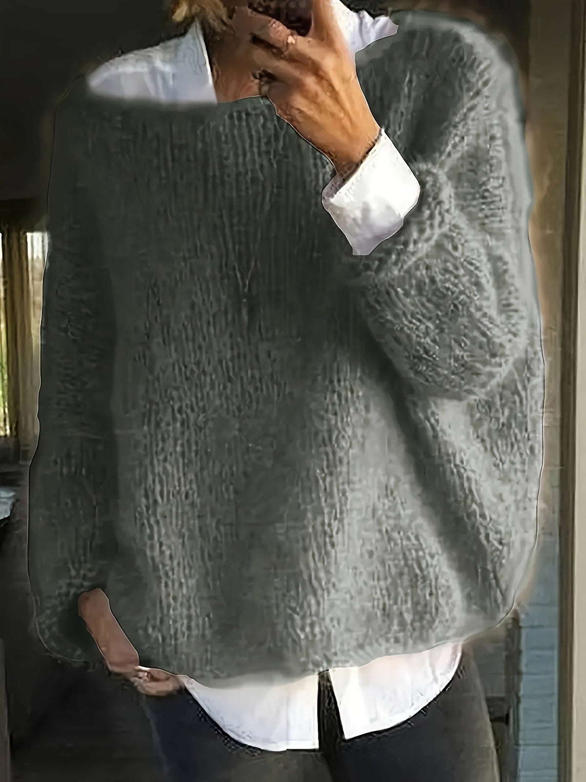 Melanie | Women's Relaxed Crew-Neck Sweater