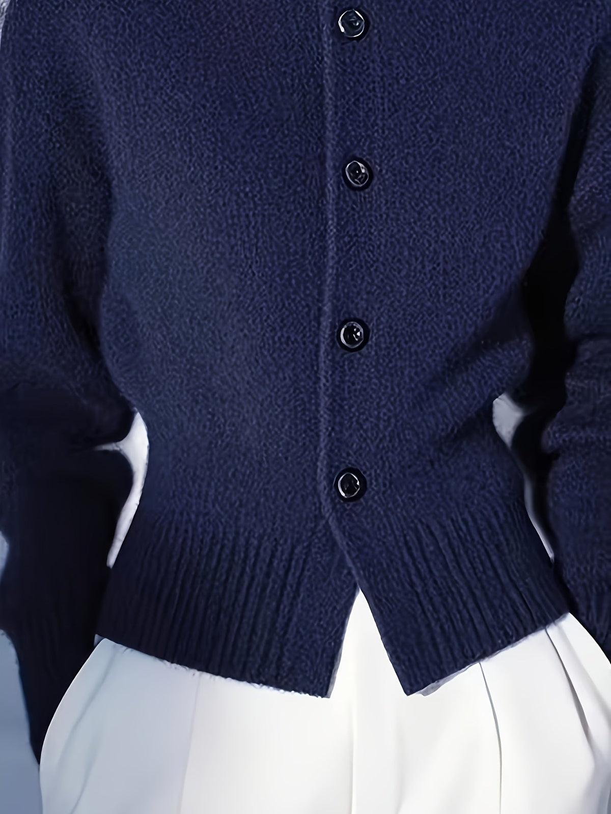 Theodora | Women's High-Neck Button-Front Cardigan