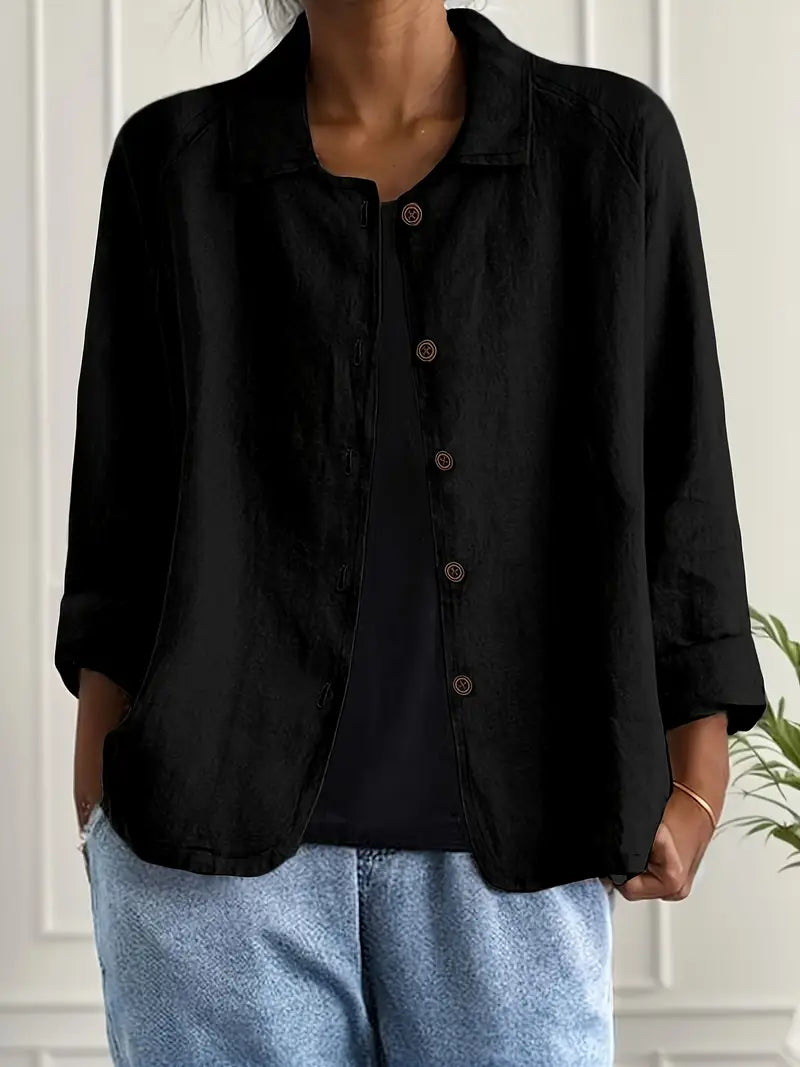 Noelle Women's Lightweight Relaxed Layering Top product view