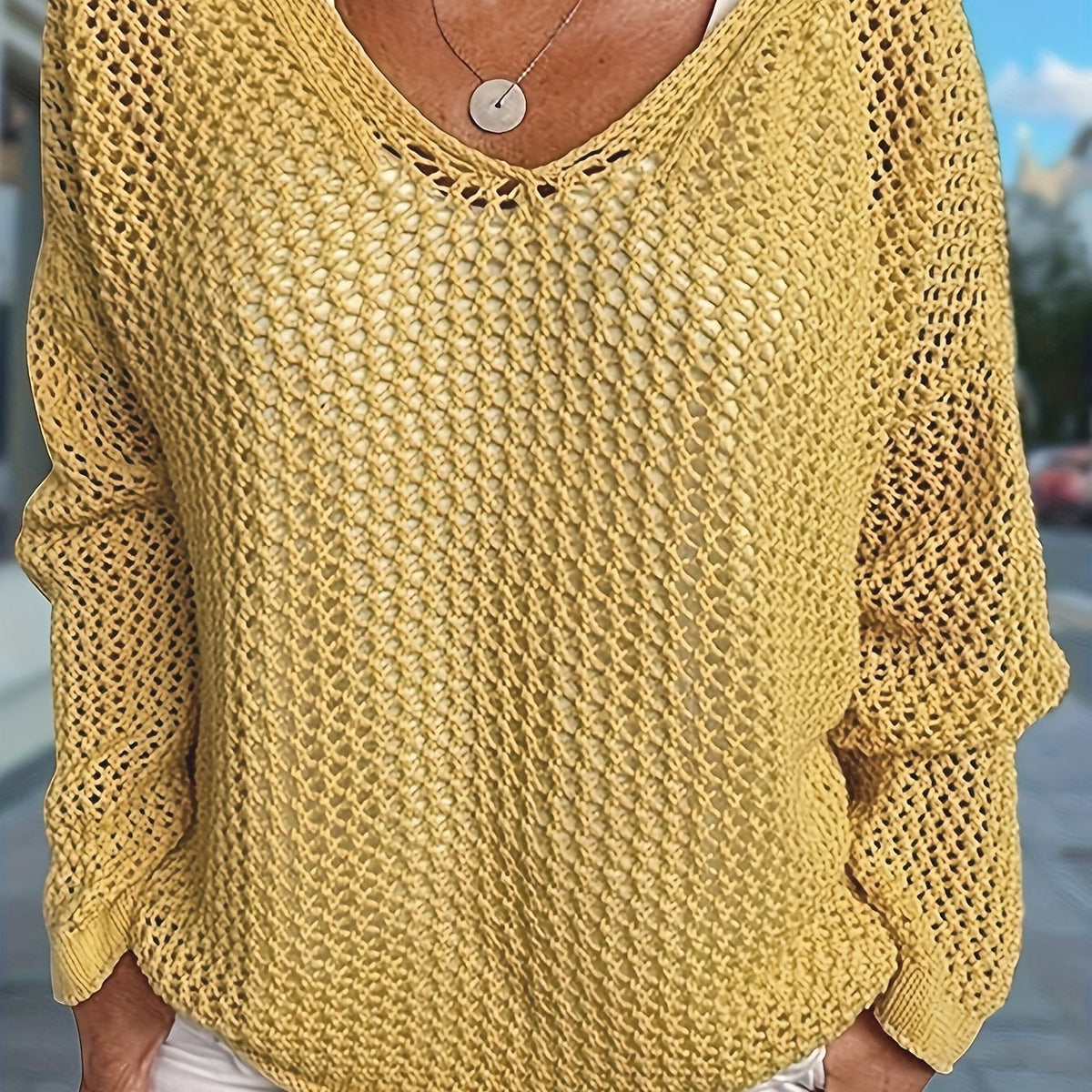 Valentina hooded sweater - Yellow