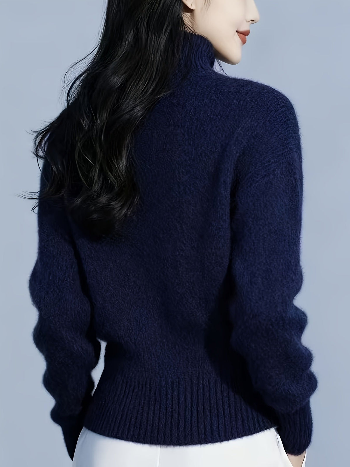 Theodora | Women's High-Neck Button-Front Cardigan