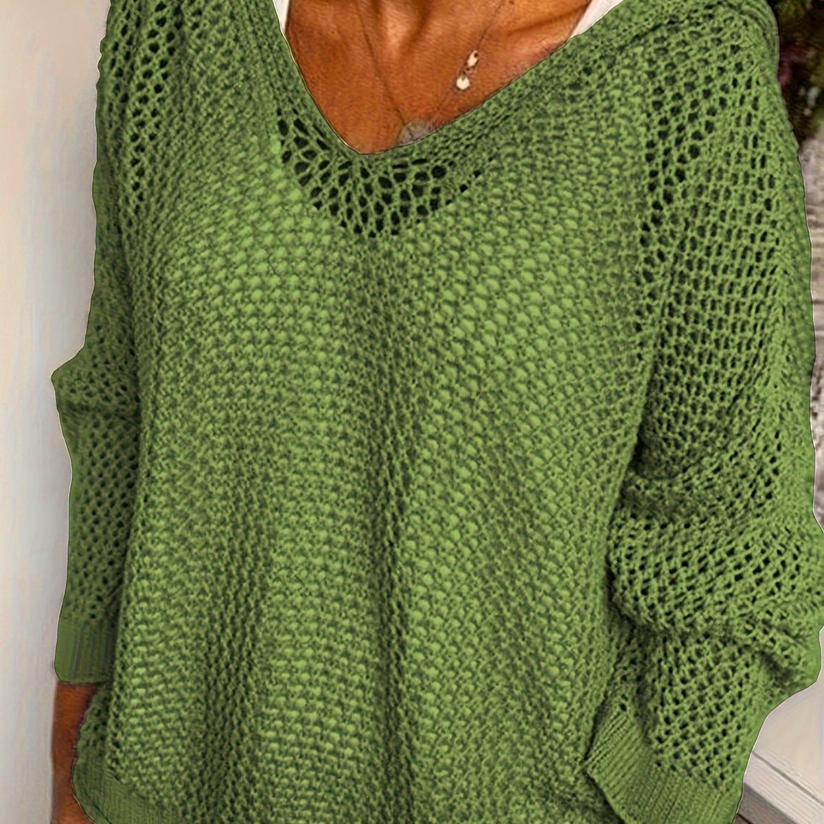 Valentina hooded sweater - Green
