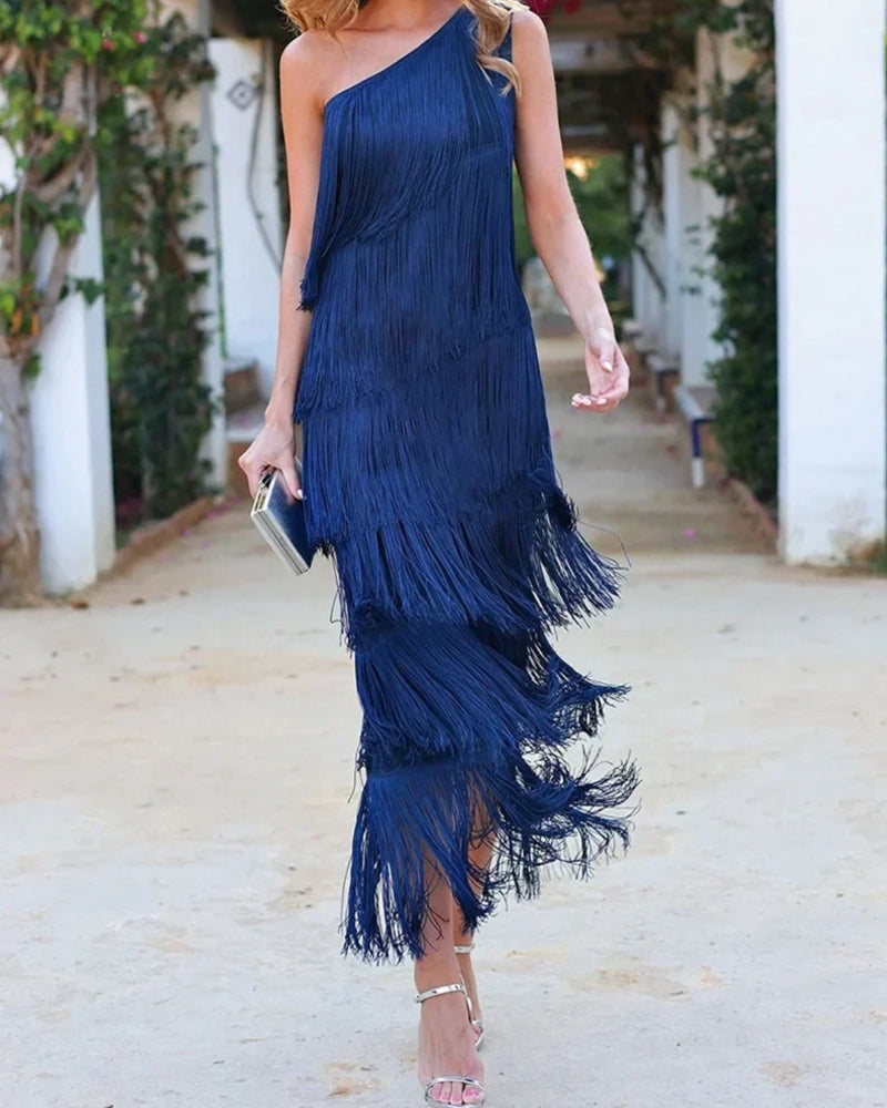 Aurelia | Women's Dropped-Shoulder Long Dress
