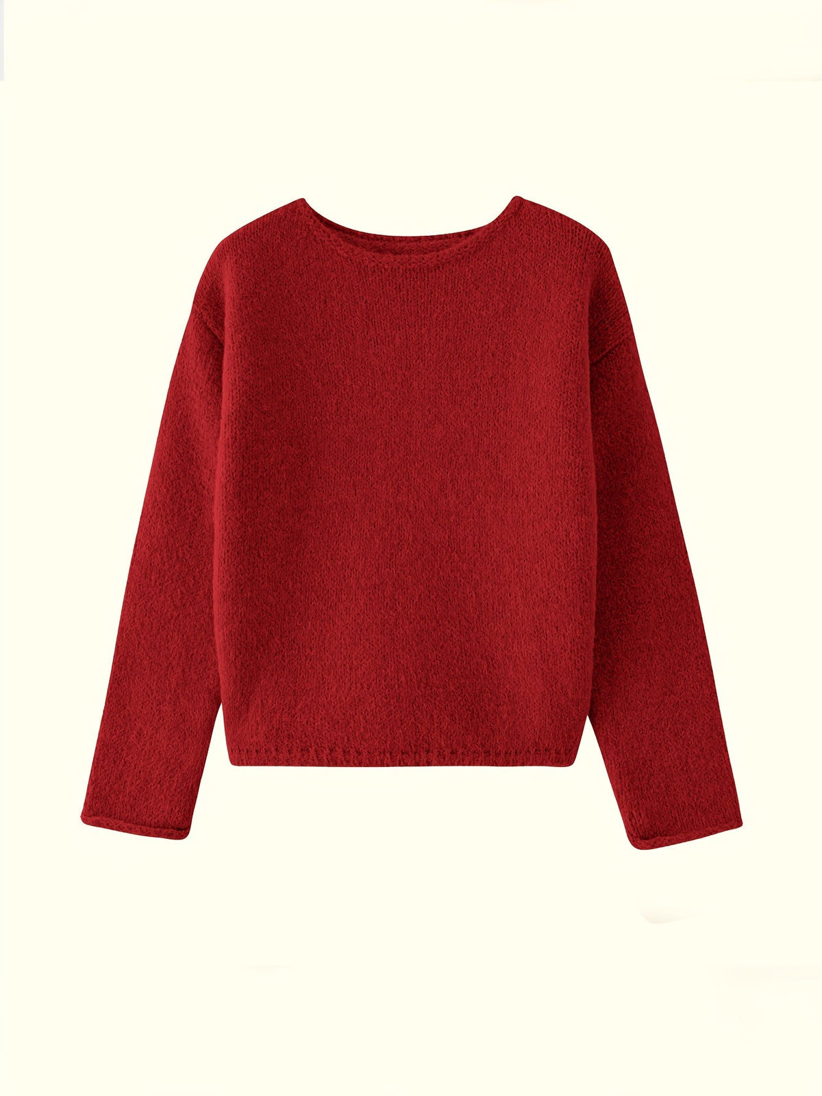 Melanie | Women's Relaxed Crew-Neck Sweater