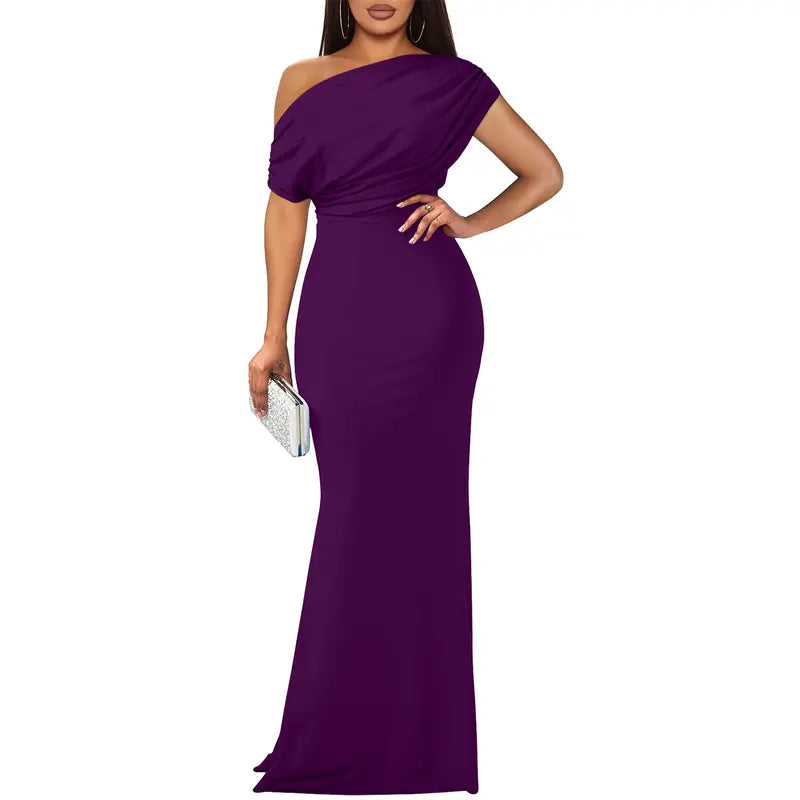 Rosalind evening maxi dress - Purple