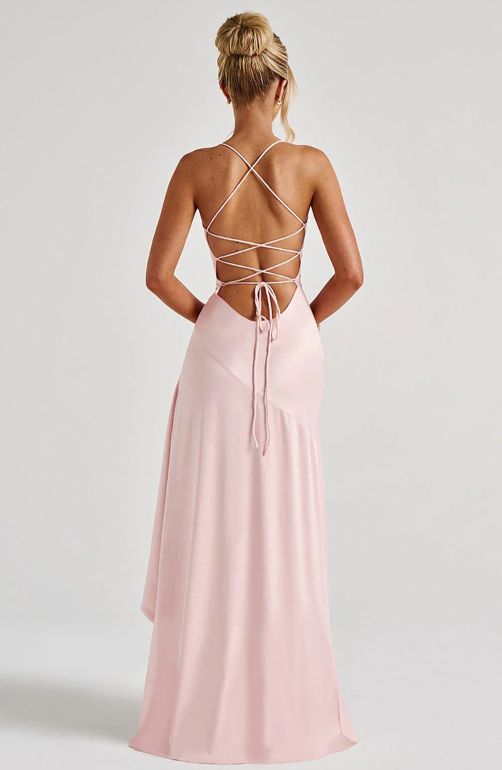 Elara | Asymmetrical Ruffle Maxi Dress