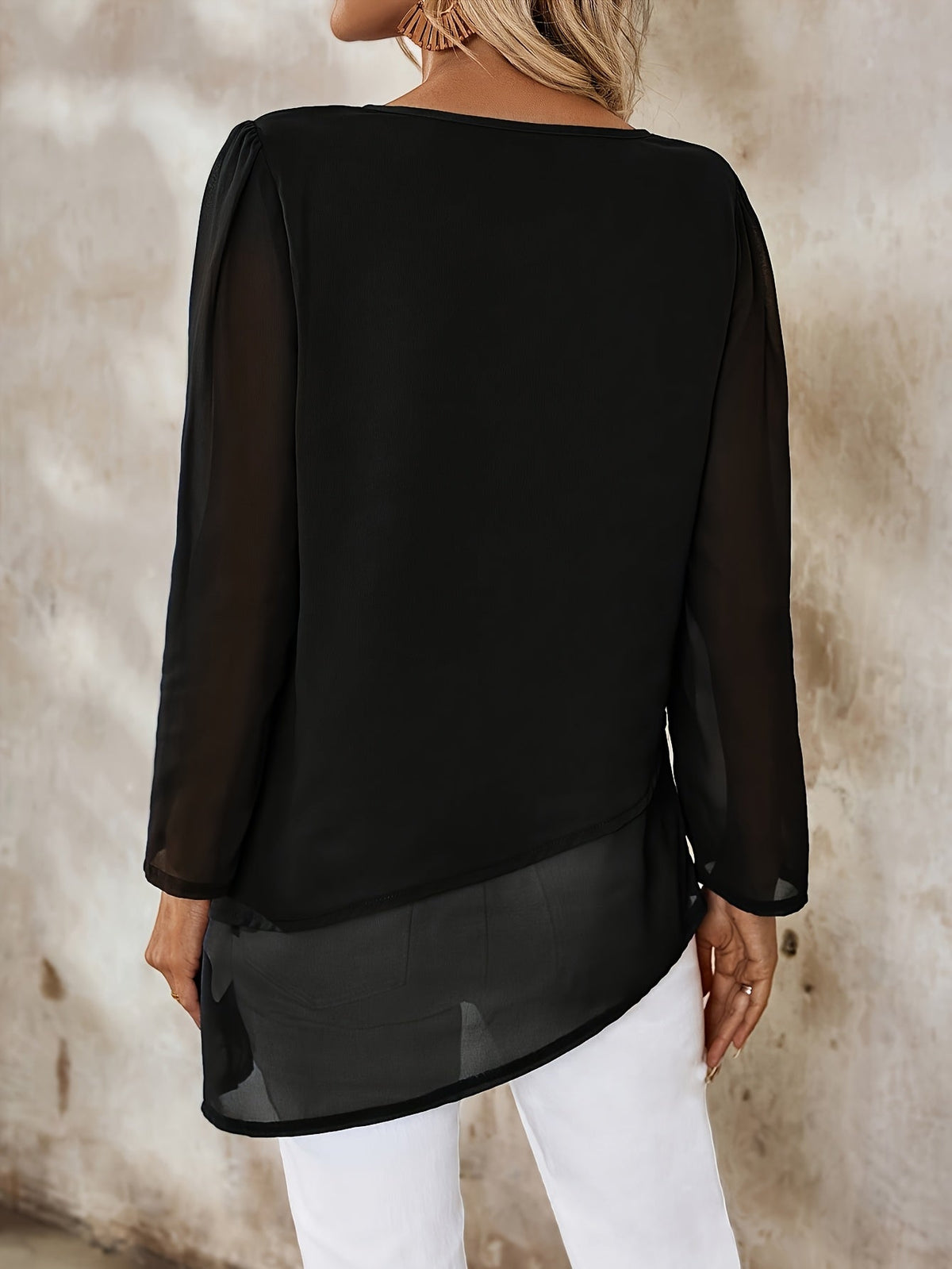 Esther | Women's Layered Flowing Blouse