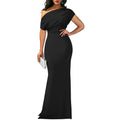 Rosalind evening maxi dress - Black