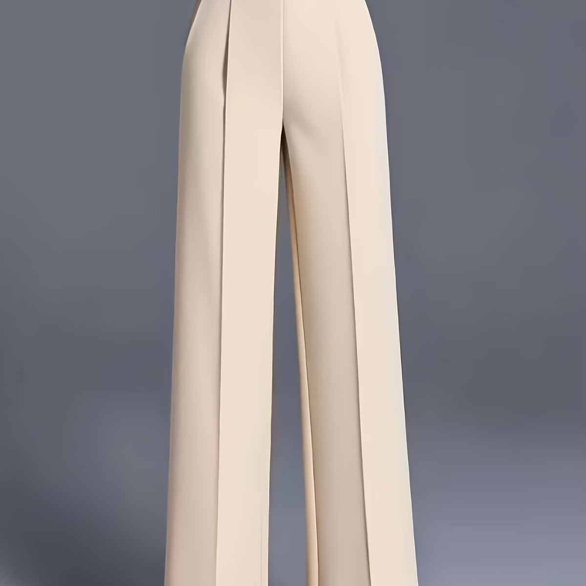Constance wide-leg pants - Apricot