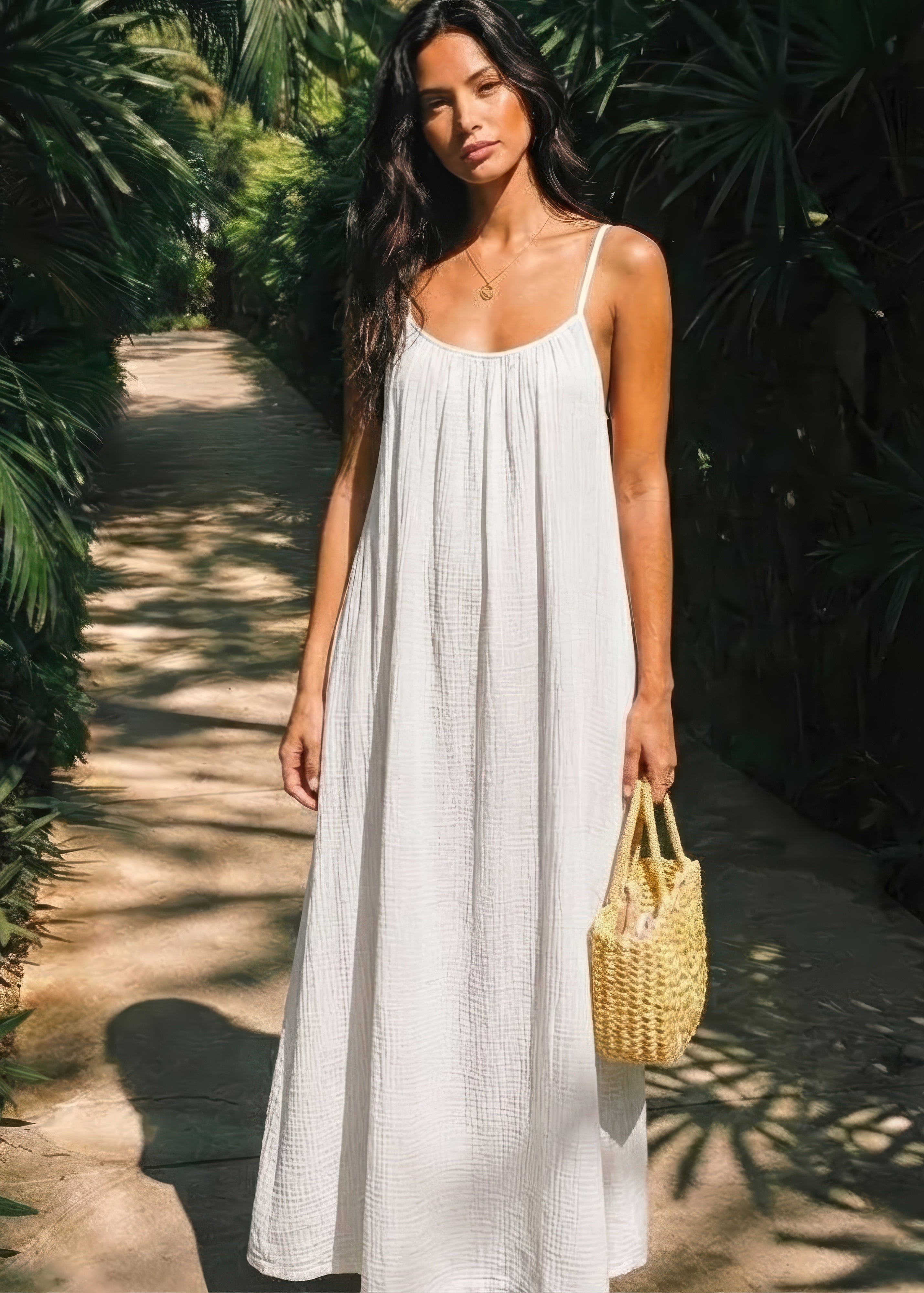 Vivara | Backless Cami Maxi Dress