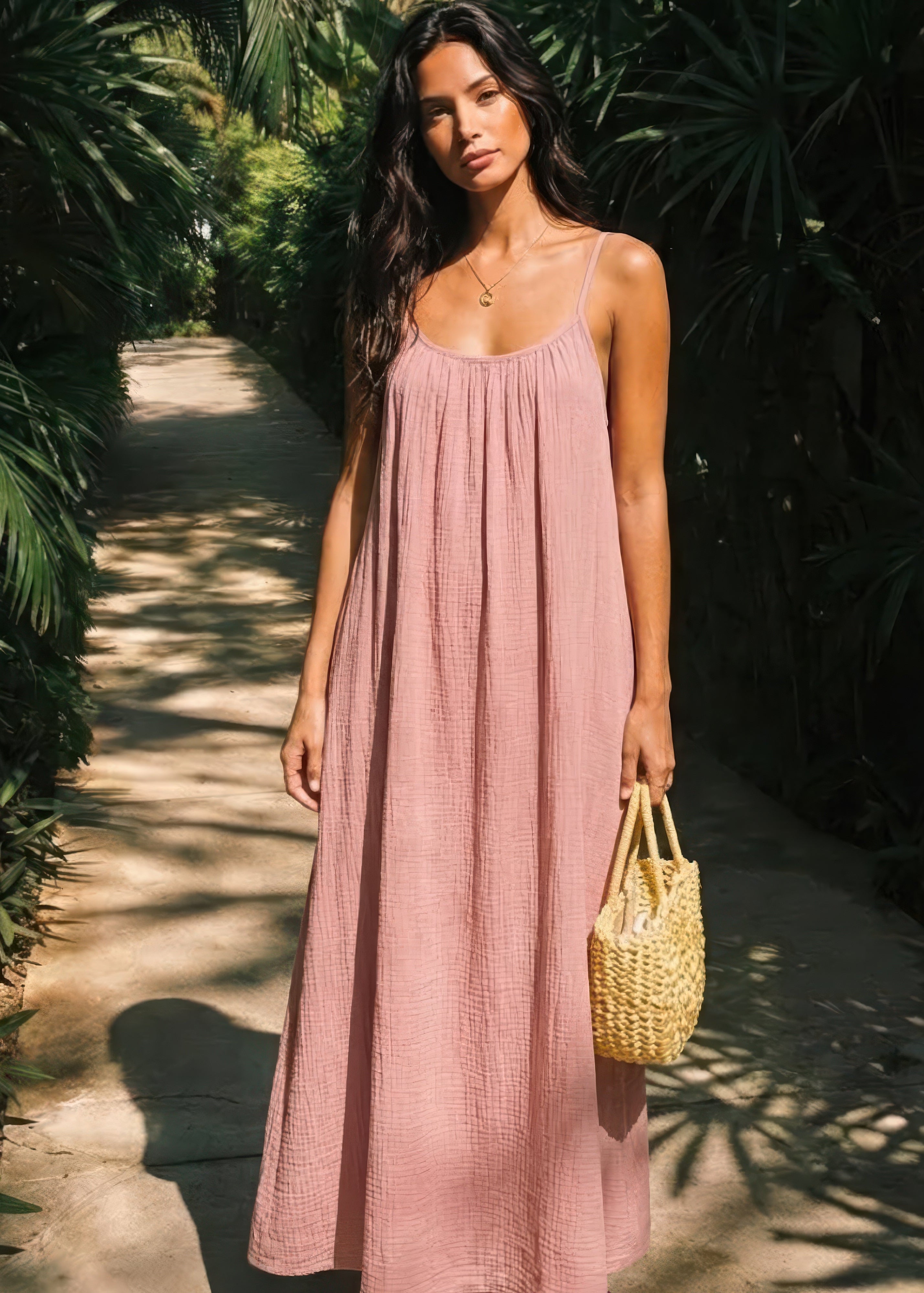 Vivara | Backless Cami Maxi Dress