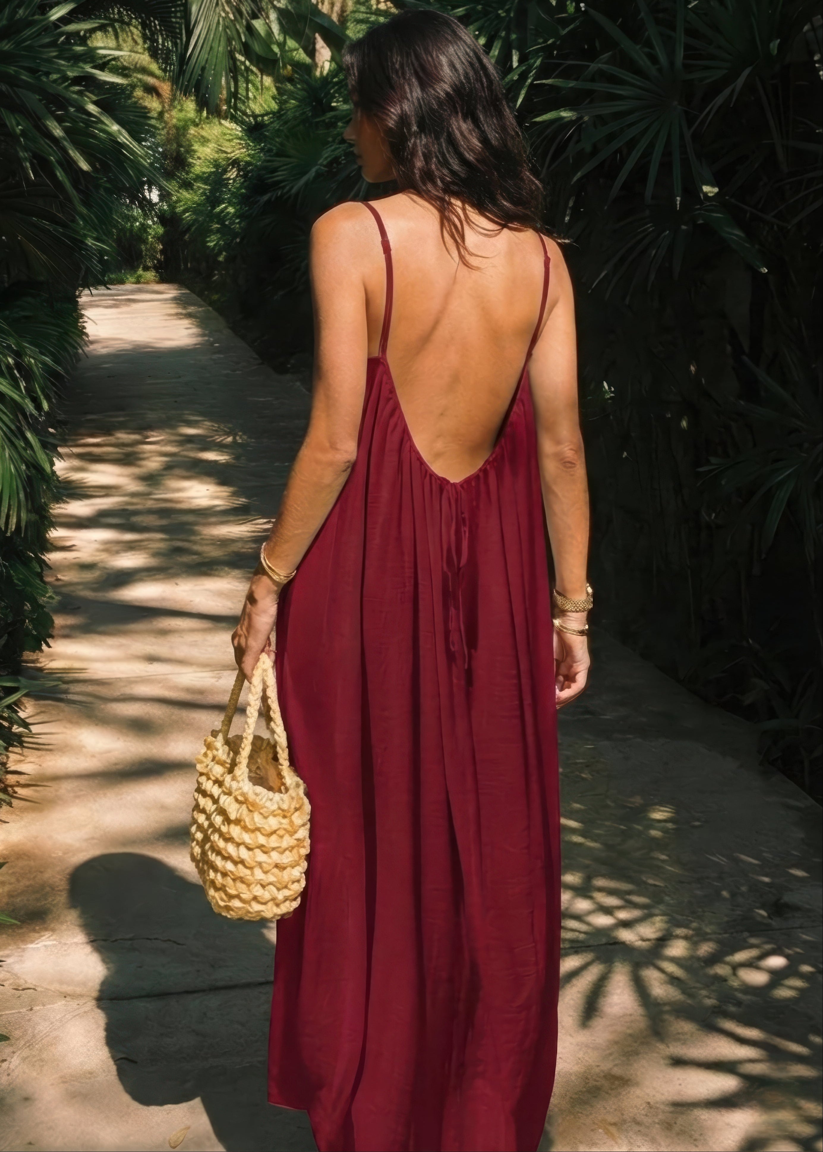 Vivara | Backless Cami Maxi Dress