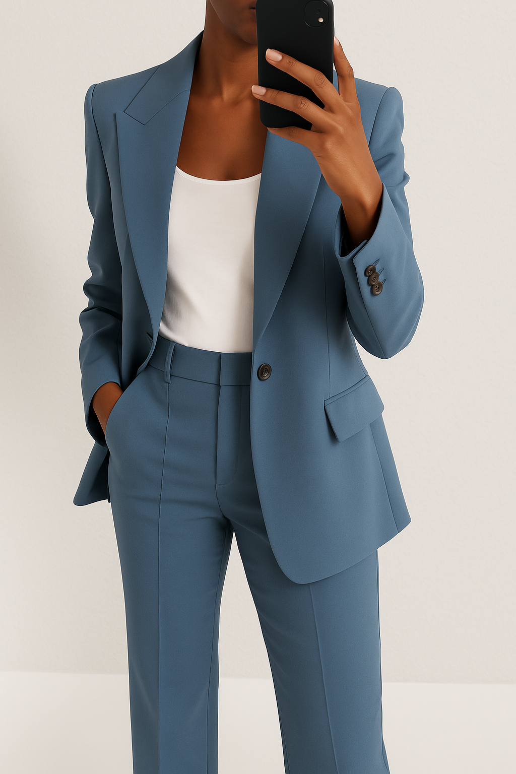 blazer and trouser set photograph