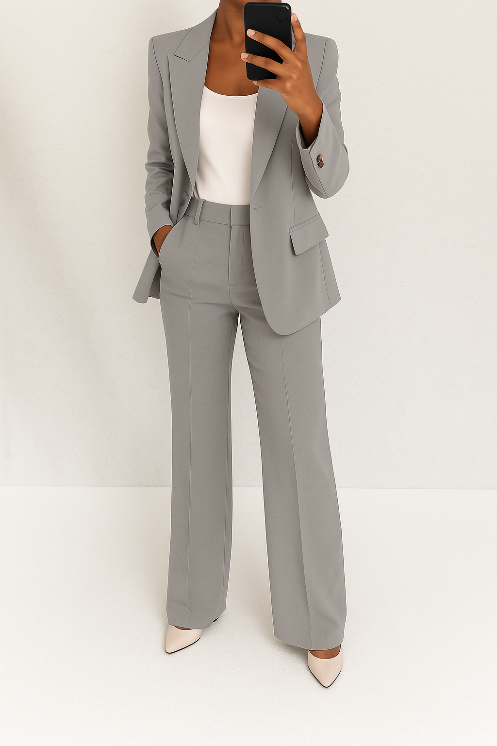 blazer and trouser set photograph