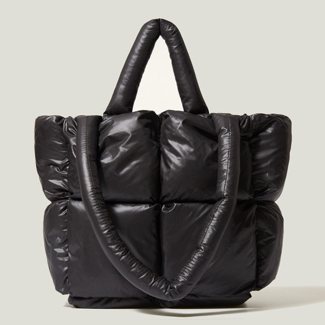 Beth | Women’s Oversized Puffer Tote Bag with Dual Padded Handles