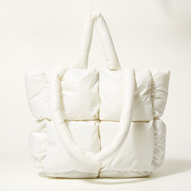 Beth | Women’s Oversized Puffer Tote Bag with Dual Padded Handles
