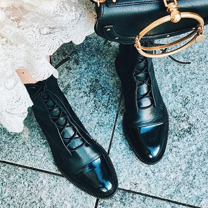 lace-up ankle boots original product photo