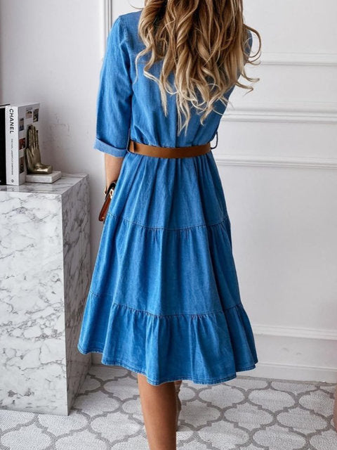 Women's Flowy Midi Dress