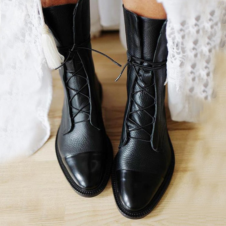 lace-up ankle boots original product photo