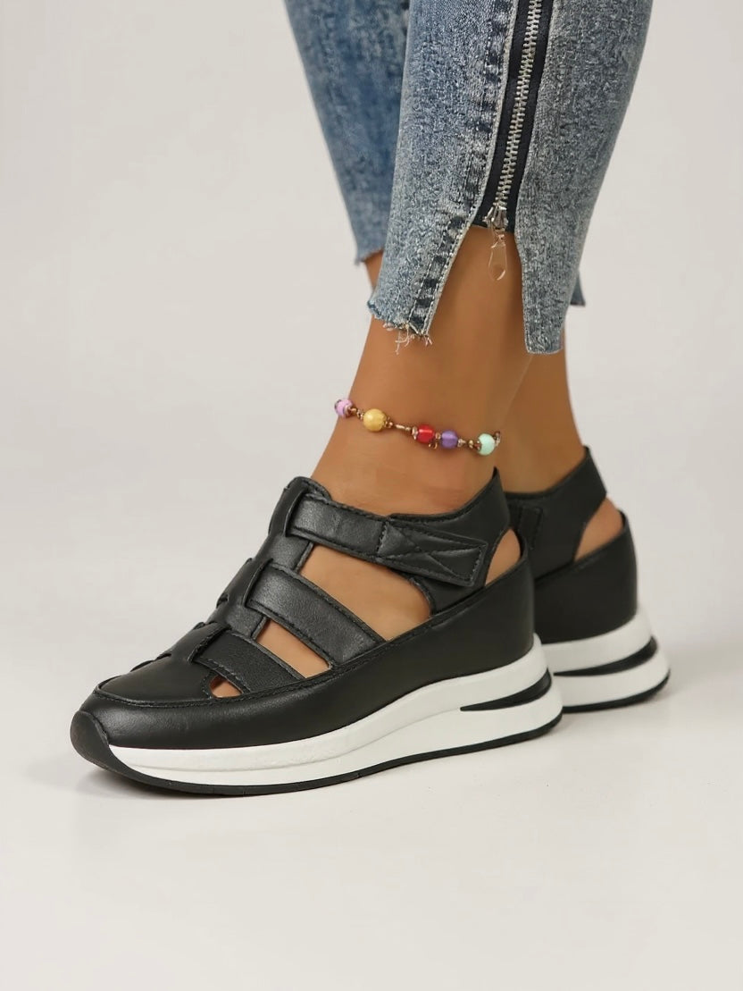Women's Platform Adjustable Sandals For Walking