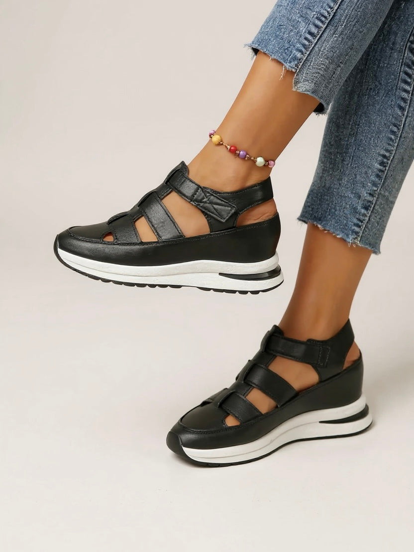 Women's Platform Adjustable Sandals For Walking