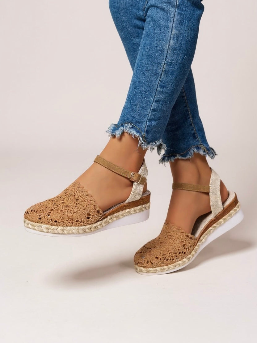 Women's Boho Woven Platform Sandals