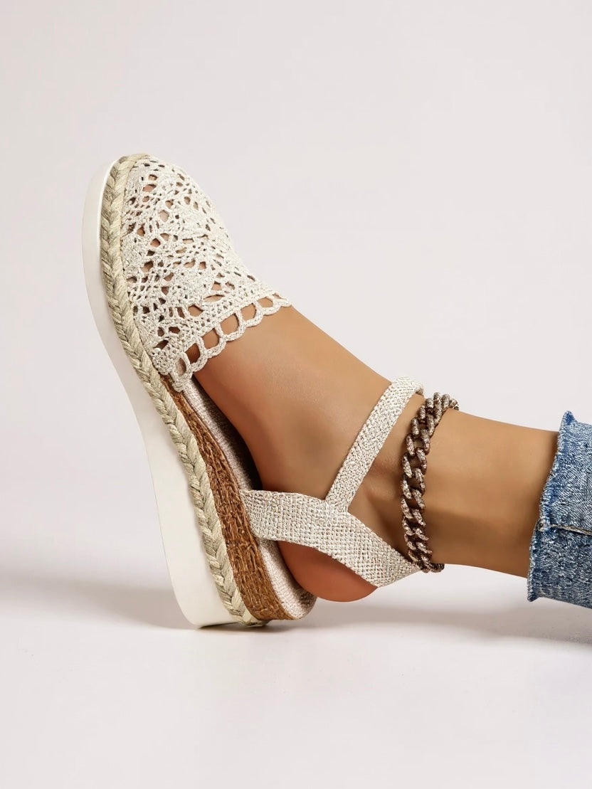 Women's Boho Woven Platform Sandals