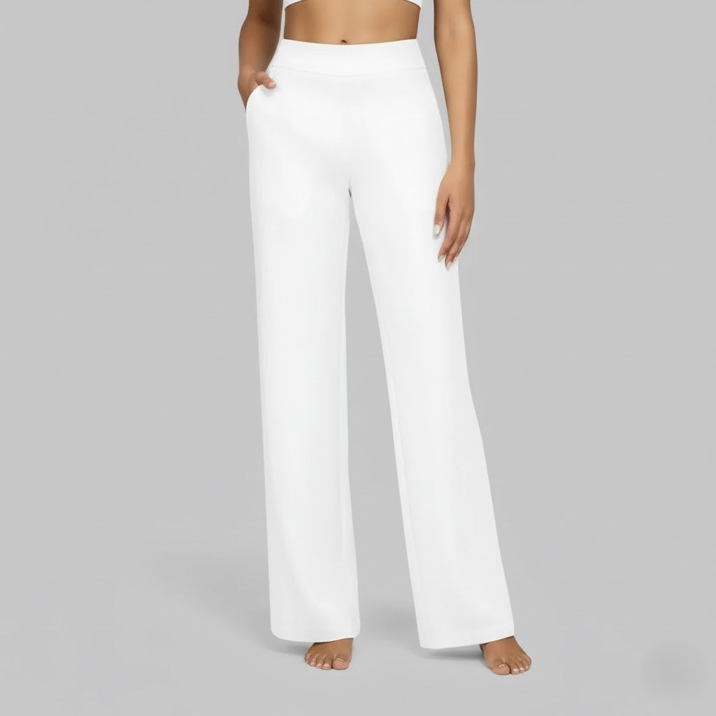 Women's High-Waist Relaxed Wide-Leg Pants