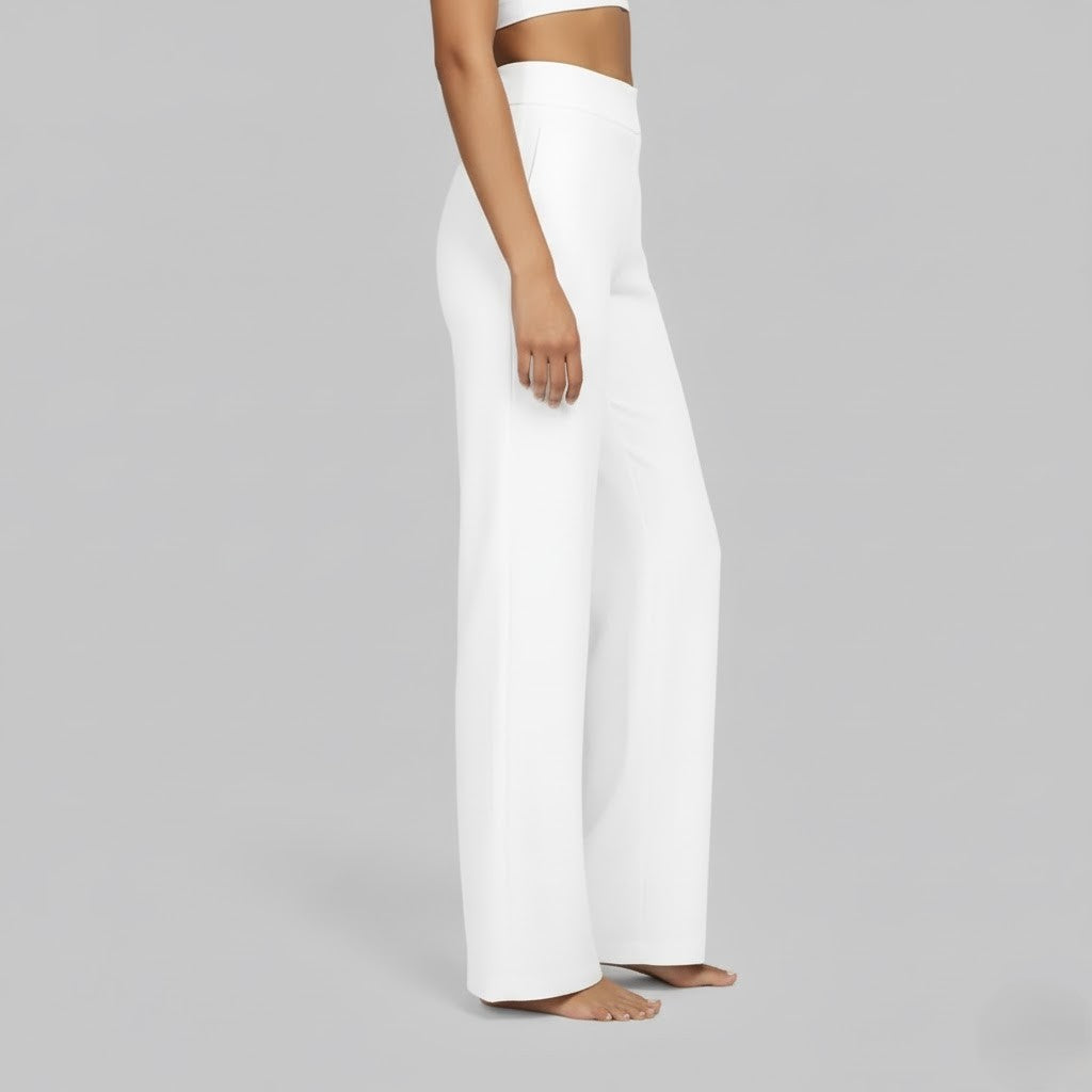 Women's High-Waist Relaxed Wide-Leg Pants