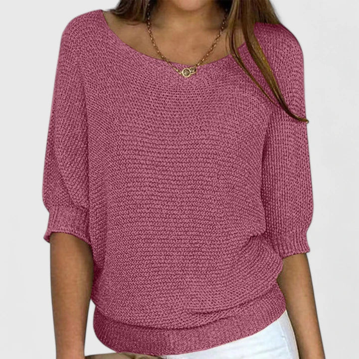 Geraldine batwing sweater - Pink