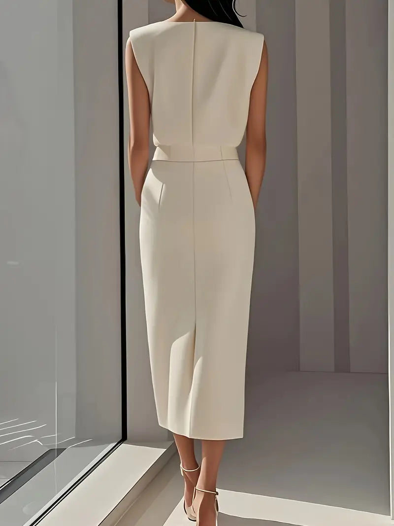 Annalise Women's Side-Slit Midi Dress original view