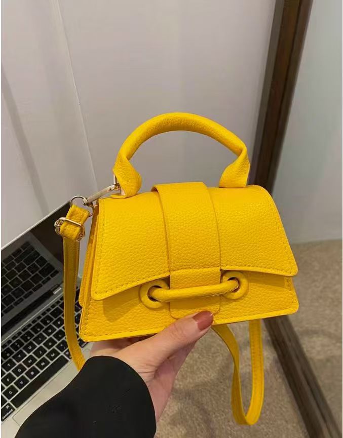 Alice | Women's Mini Top Handle Bag Structured Crossbody with Chain Strap