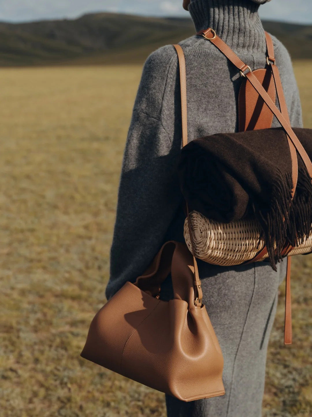 Monica | Women’s Slouchy Hobo Dumpling Bag with Sculpted Top Handle