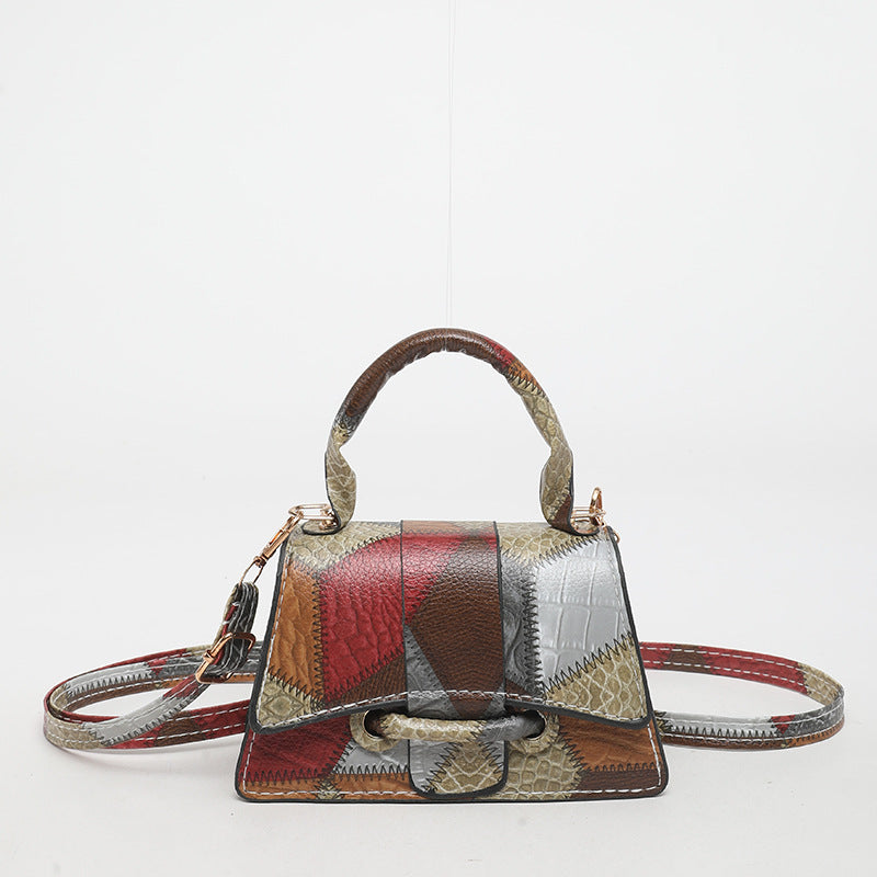 Alice | Women's Mini Top Handle Bag Structured Crossbody with Chain Strap