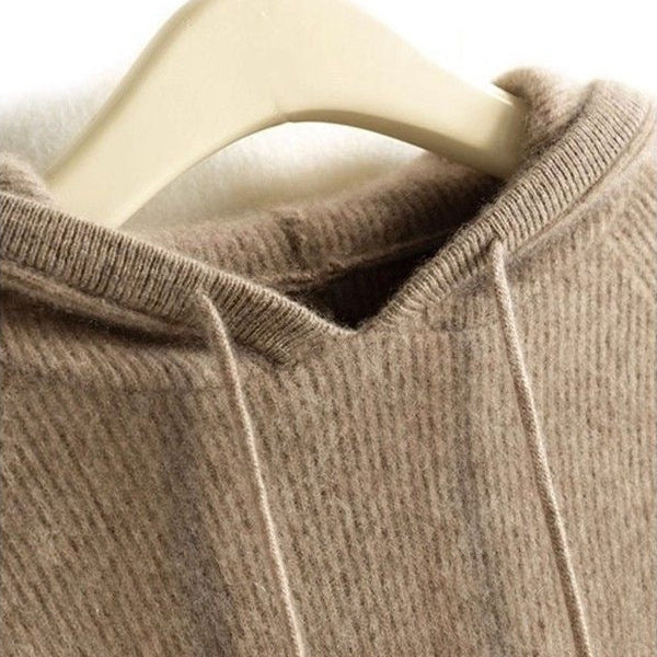 Louisa | Women's Soft-Look Hooded Knit Pullover