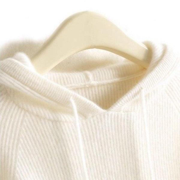 Louisa | Women's Soft-Look Hooded Knit Pullover