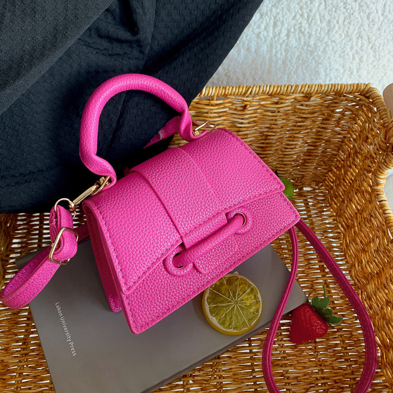 Alice | Women's Mini Top Handle Bag Structured Crossbody with Chain Strap