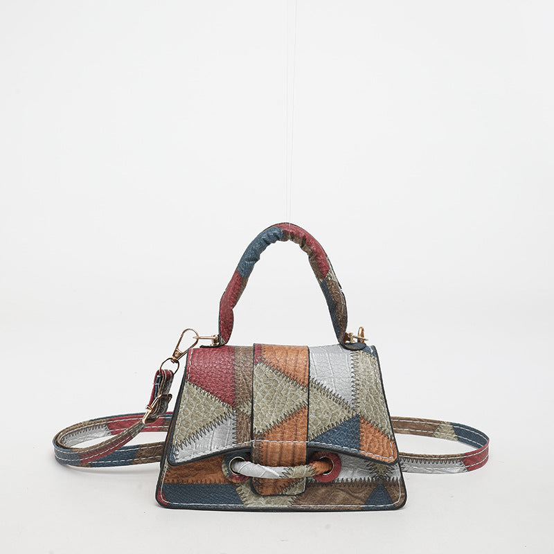 Alice | Women's Mini Top Handle Bag Structured Crossbody with Chain Strap