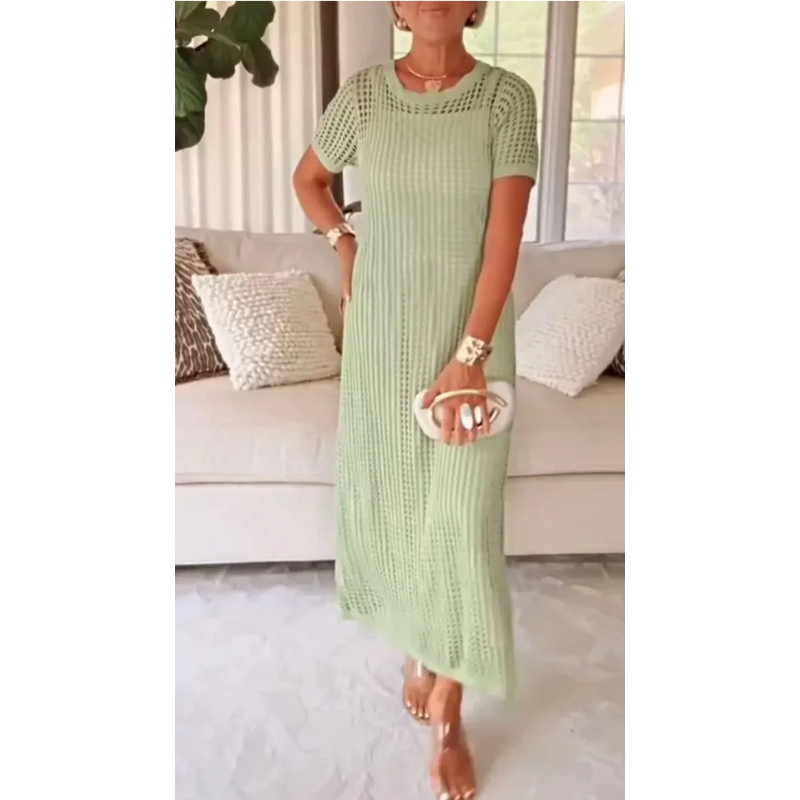 Philomena maxi dress - Light Green