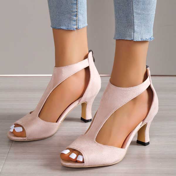 Lillian | Women's Low-Heel Open-Toe Sandals original product view