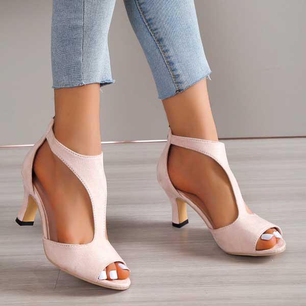 Lillian | Women's Low-Heel Open-Toe Sandals original product view