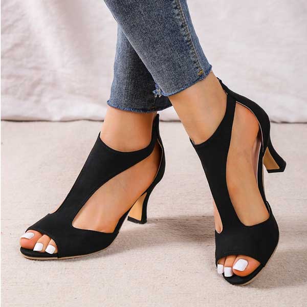 Lillian | Women's Low-Heel Open-Toe Sandals original product view