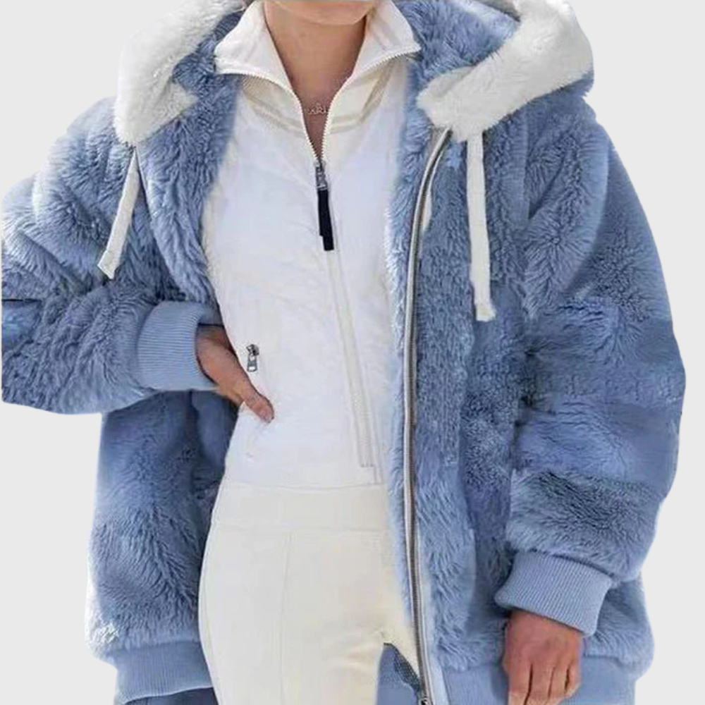 Hannah | Women's Striped Hooded Puffer Jacket original product photo 12