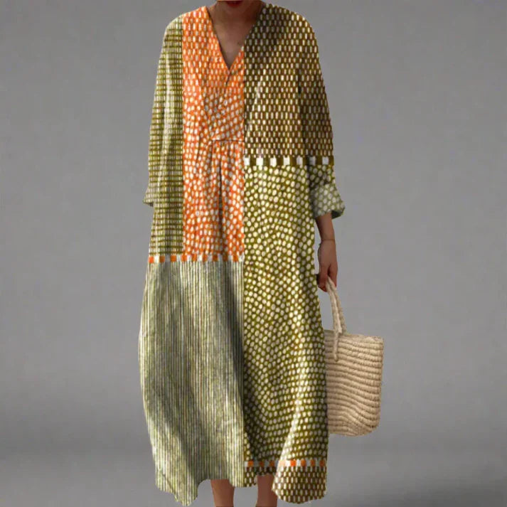 geometric-print dress photo